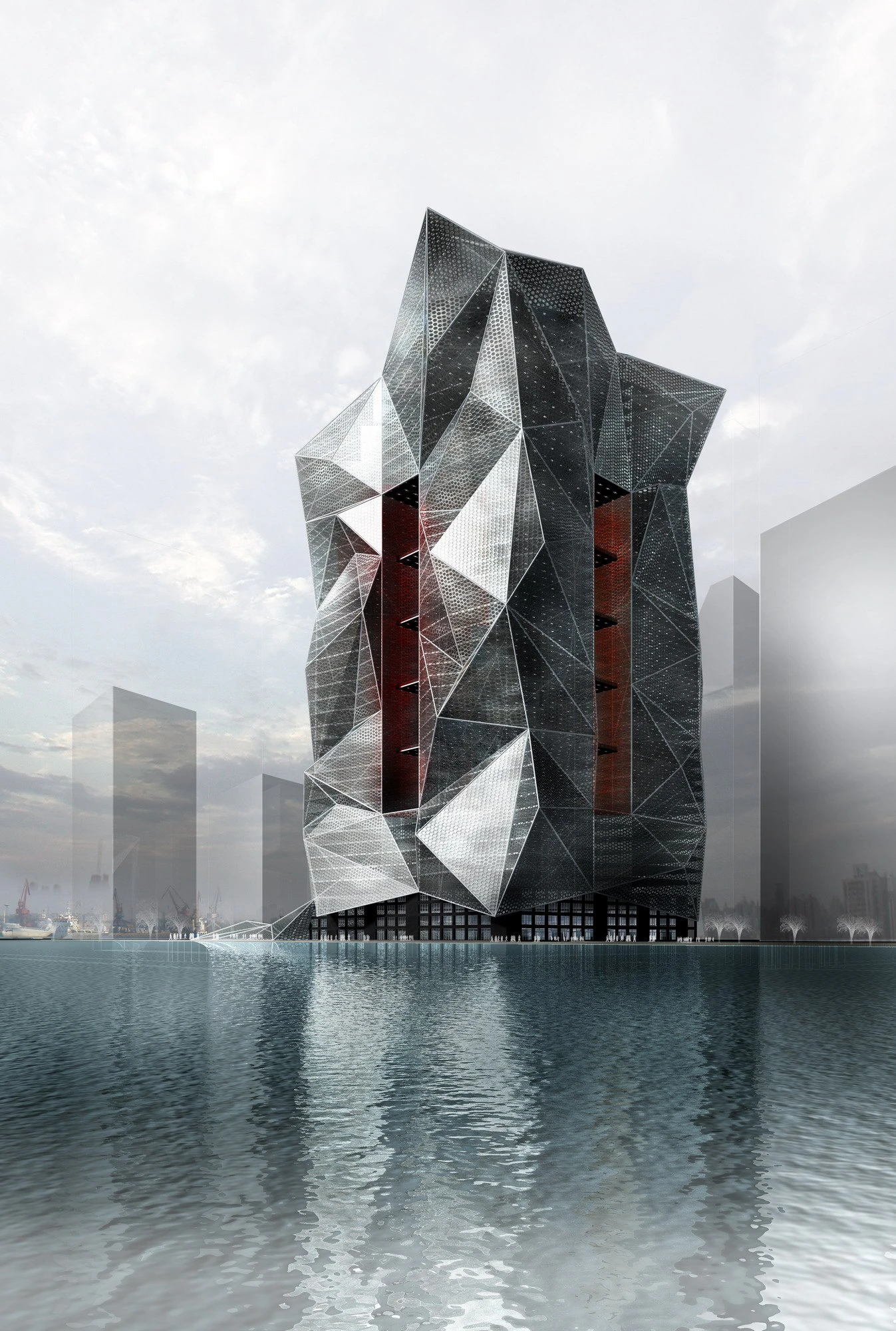 building 322 3D Model .c4d .max .obj .3ds .fbx .stl .blend 
