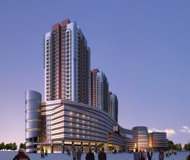 building 329 Modelo 3D .c4d .max .obj .3ds .fbx .stl .blend 