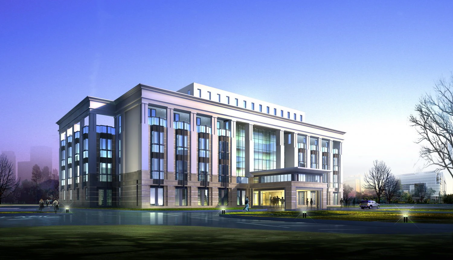 building 340 3D Model .c4d .max .obj .3ds .fbx .stl .blend 