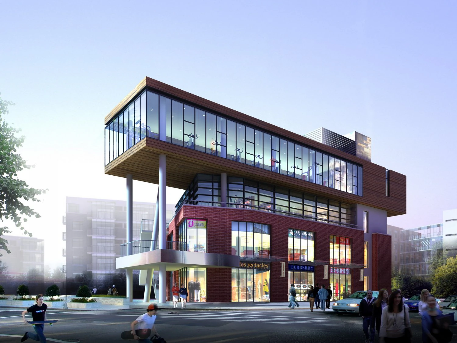 building 341 3D Model .c4d .max .obj .3ds .fbx .stl .blend 