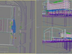 building 347 3D Model