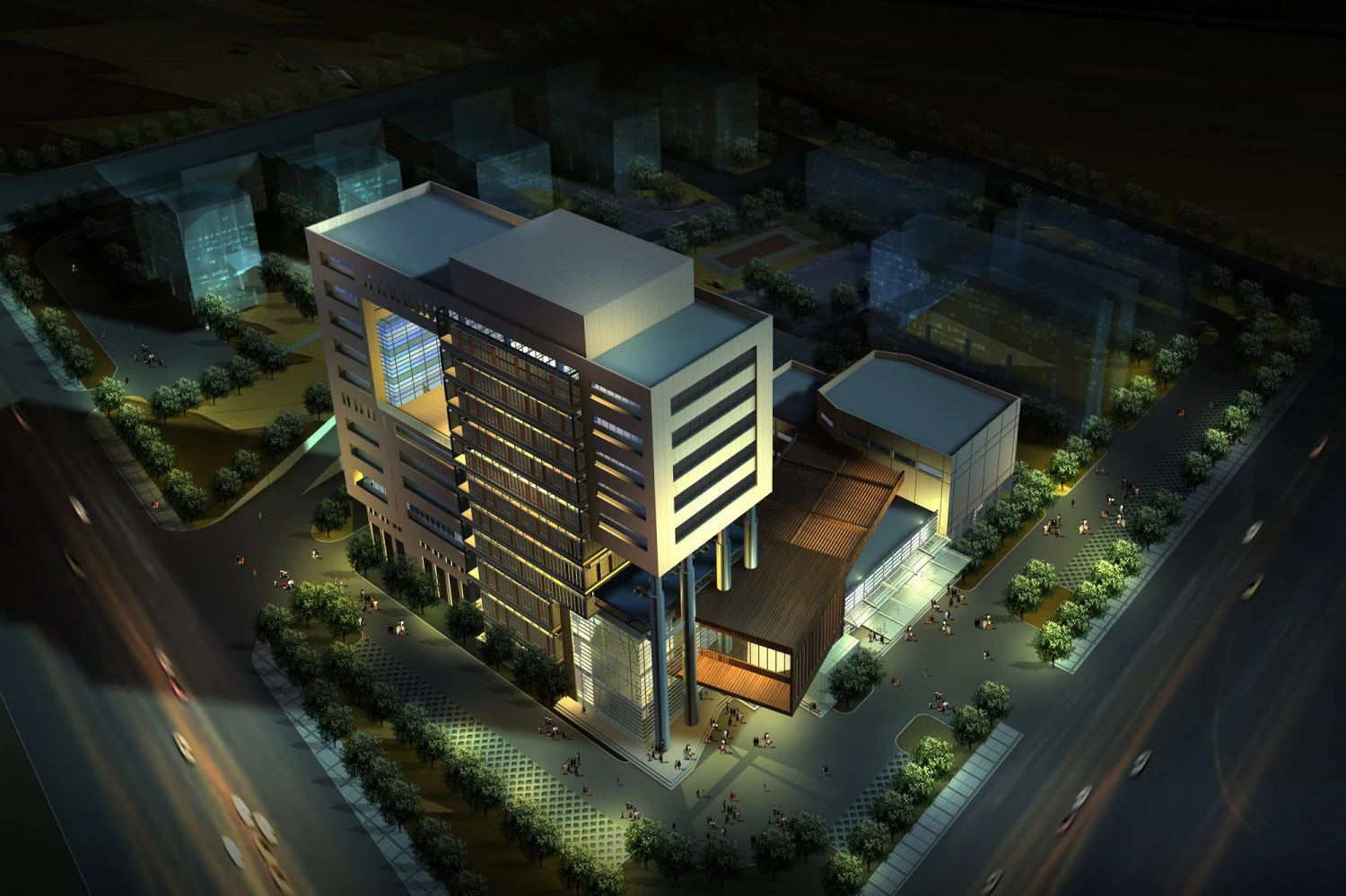 building 348 3D Model .c4d .max .obj .3ds .fbx .stl .blend