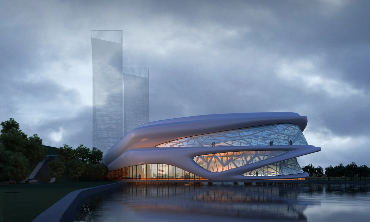 bangunan 368 Model 3D .c4d .max .obj .3ds .fbx .stl .blend