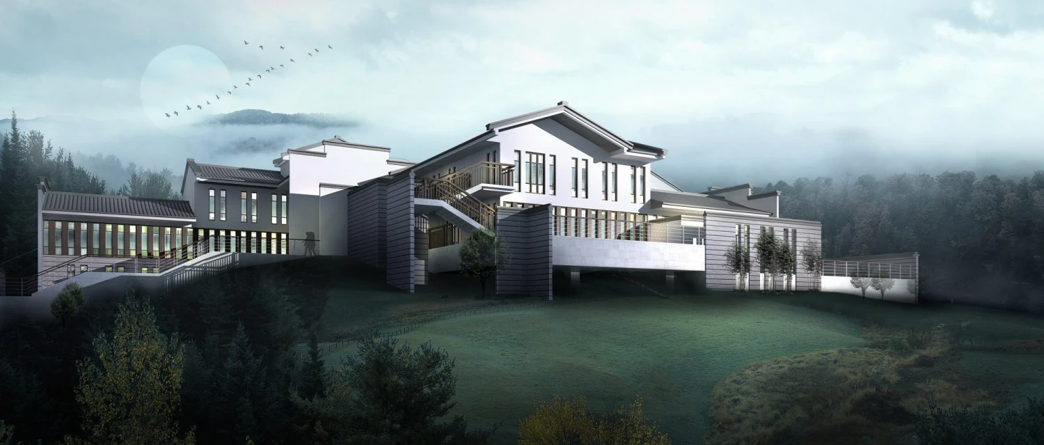 bangunan 384 Model 3D .c4d .max .obj .3ds .fbx .stl .blend