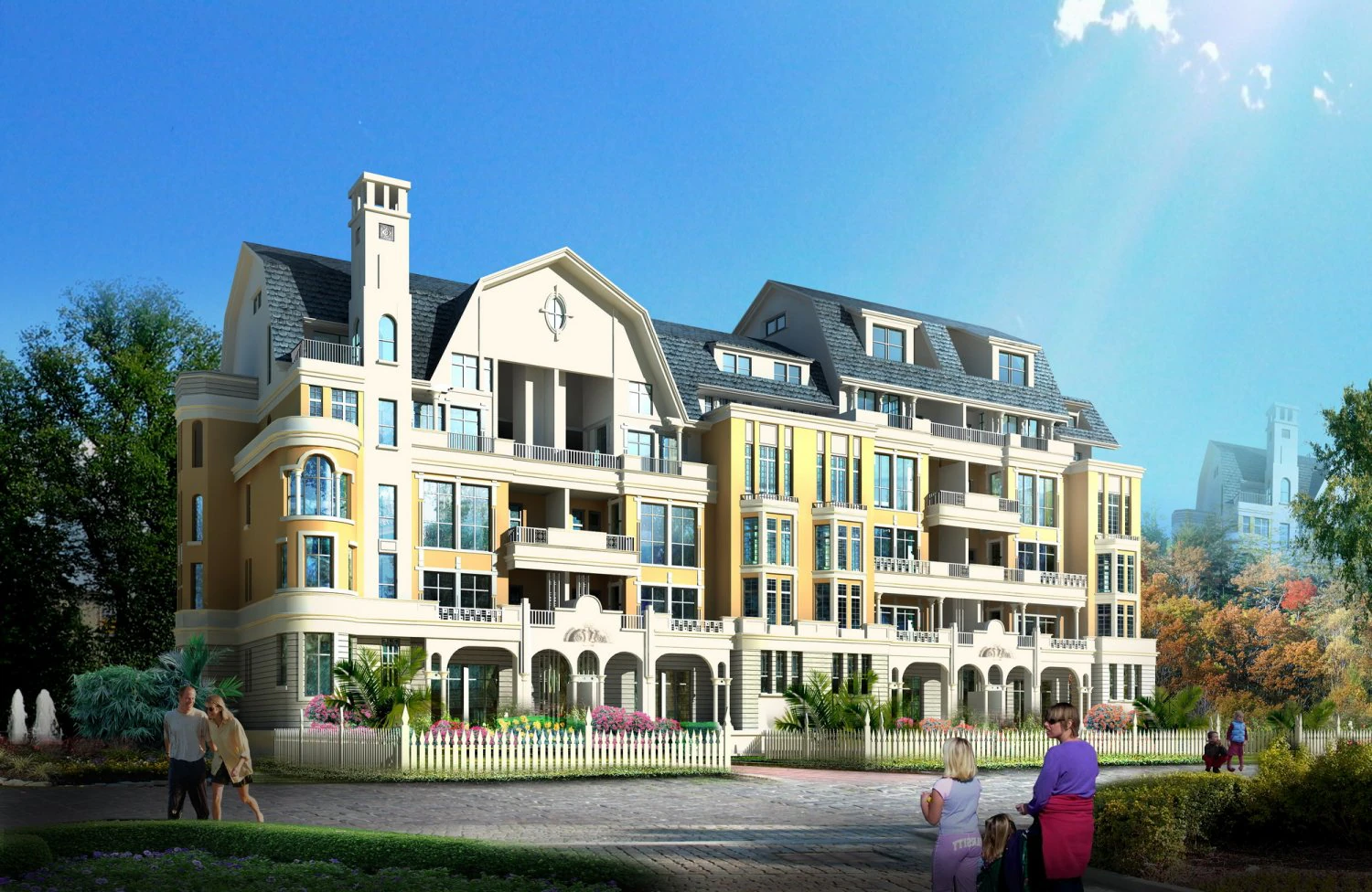 bangunan 386 Model 3D .c4d .max .obj .3ds .fbx .stl .blend 