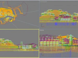 bangunan 387 Model 3D