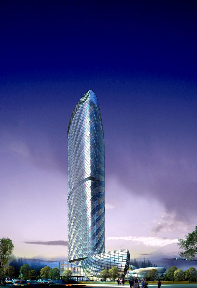 building 392 Model 3D .c4d .max .obj .3ds .fbx .stl .blend