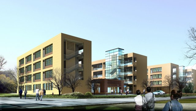 building 400 3D Model .c4d .max .obj .3ds .fbx .stl .blend 