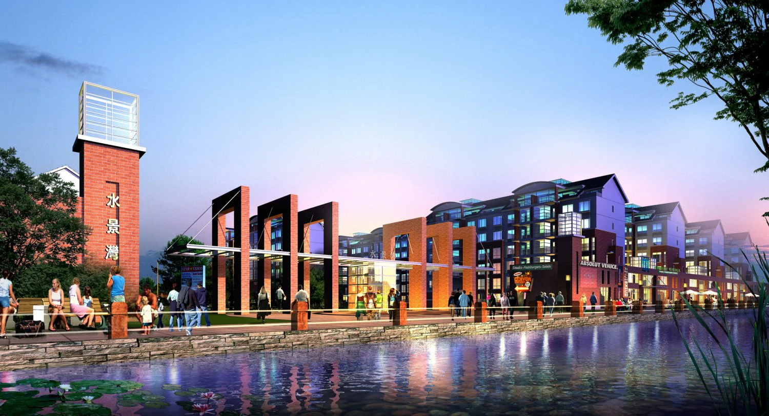 bangunan 407 Model 3D .c4d .max .obj .3ds .fbx .stl .blend