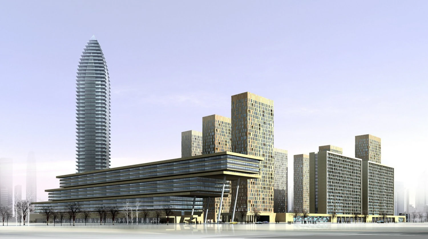 building 411 3D Model .c4d .max .obj .3ds .fbx .stl .blend