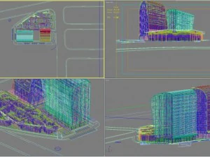 building 412 3D Model