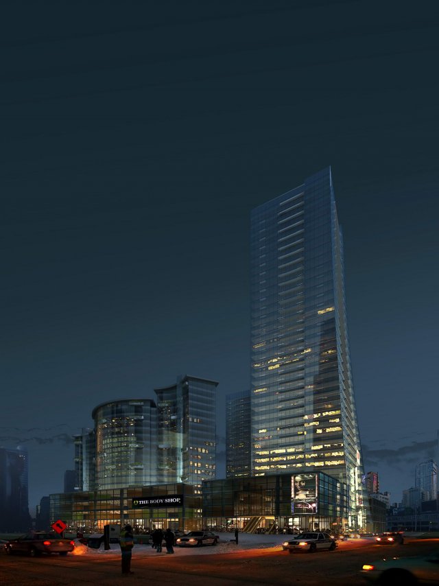 building 414 3D Model .c4d .max .obj .3ds .fbx .stl .blend 
