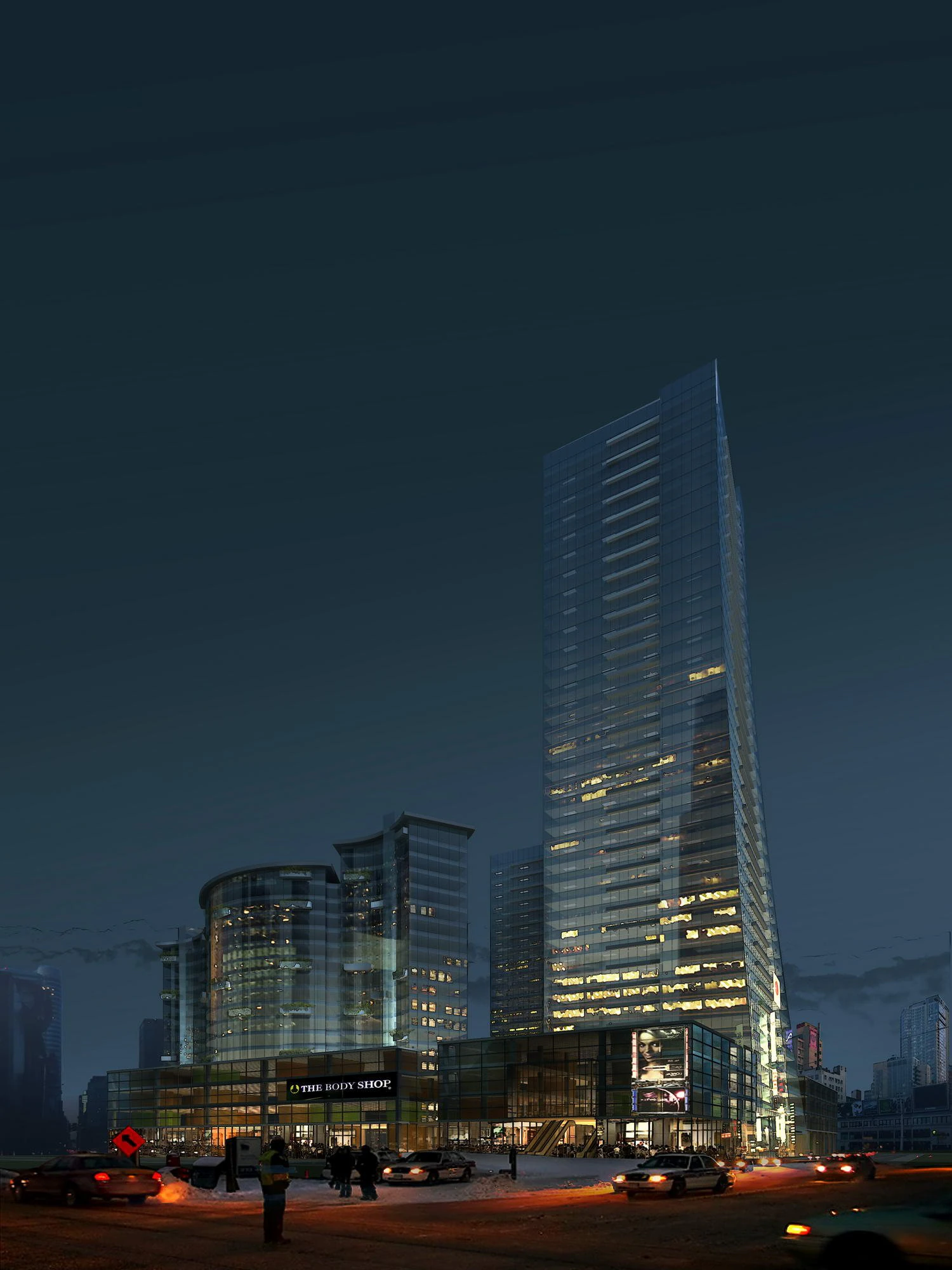 building 414 3D Model .c4d .max .obj .3ds .fbx .stl .blend 