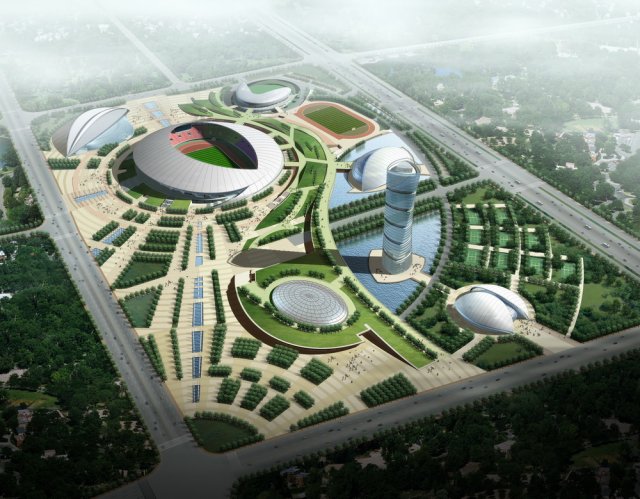 grand stadium 016 3D Model .c4d .max .obj .3ds .fbx .stl .blend 