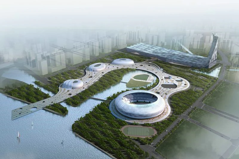 stadion besar 028 Model 3D .c4d .max .obj .3ds .fbx .stl .blend 