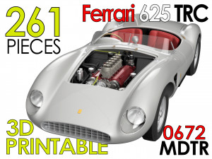 Ferrari 625 TRC Spider - Car Kit - 0672 MDTR 3D Print Model