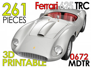Ferrari 625 TRC Spider - Car Kit - 0672 MDTR 3D-printmodel