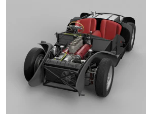 Ferrari 625 TRC Spider - Kit para carro - 0672 MDTR Modelo de Impressão 3D