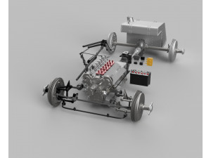 Ferrari 625 TRC Spider - Car Kit - 0672 MDTR 3D-printmodel