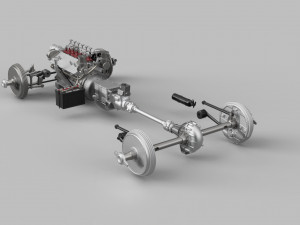Ferrari 625 TRC Spider - Car Kit - 0672 MDTR 3D-printmodel