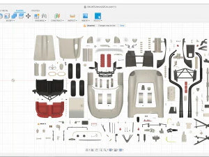Ferrari 625 TRC Spider - Kit para carro - 0672 MDTR Modelo de Impressão 3D