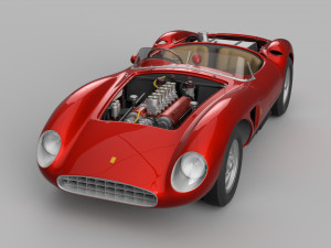 Ferrari 625 TRC Spider - Car Kit - 0680 MDTR 3D 프린트 모델