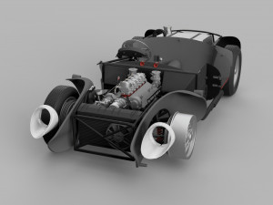 Ferrari 625 TRC Spider - Car Kit - 0680 MDTR 3D 프린트 모델