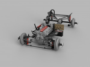 Ferrari 625 TRC Spider - Car Kit - 0680 MDTR 3D 프린트 모델
