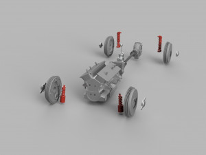 Ferrari 625 TRC Spider - Car Kit - 0680 MDTR 3D 프린트 모델