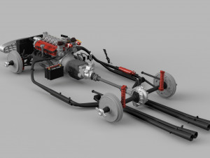 Ferrari 625 TRC Spider - Car Kit - 0680 MDTR 3D 프린트 모델