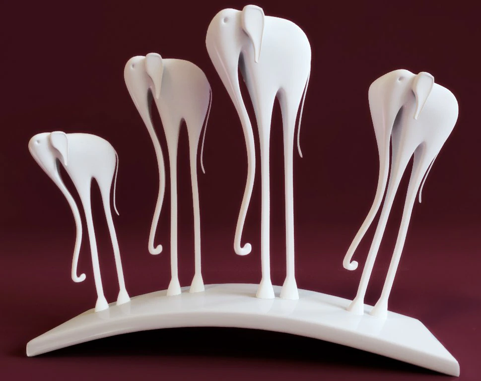 elephants 3D Model .c4d .max .obj .3ds .fbx .stl .blend 