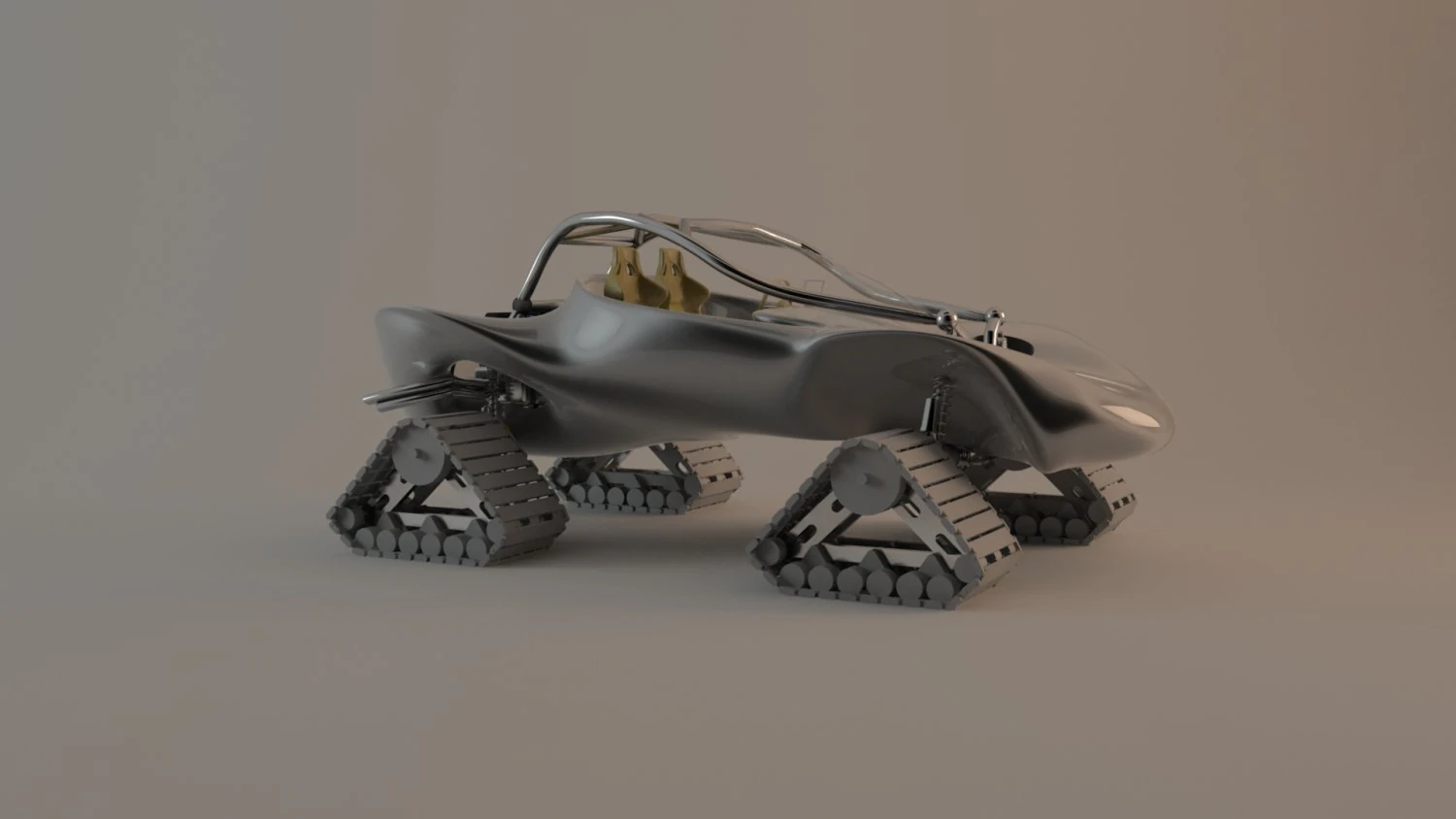 snow buggy 3D Model .c4d .max .obj .3ds .fbx .stl .blend