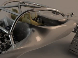 snow buggy 3D Model