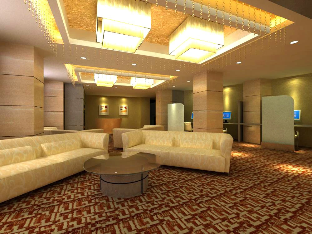 前厅037 3D 模型 .c4d .max .obj .3ds .fbx .stl .blend 