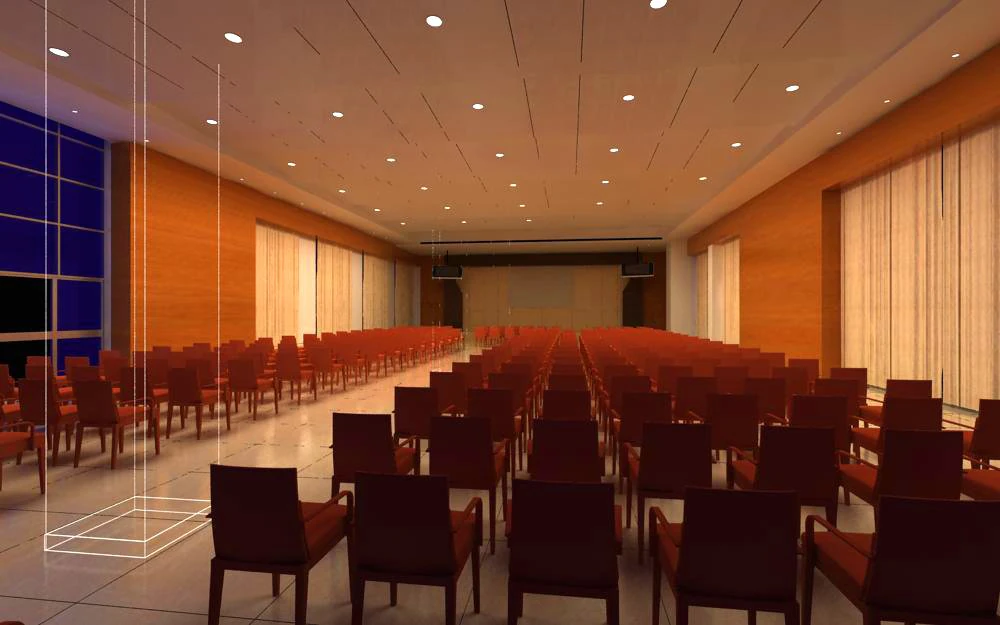 auditorium room 002 3D Model .c4d .max .obj .3ds .fbx .stl .blend 