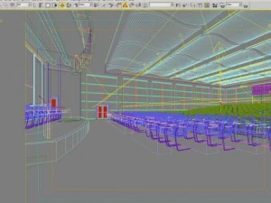 auditorium room 007 3D Model