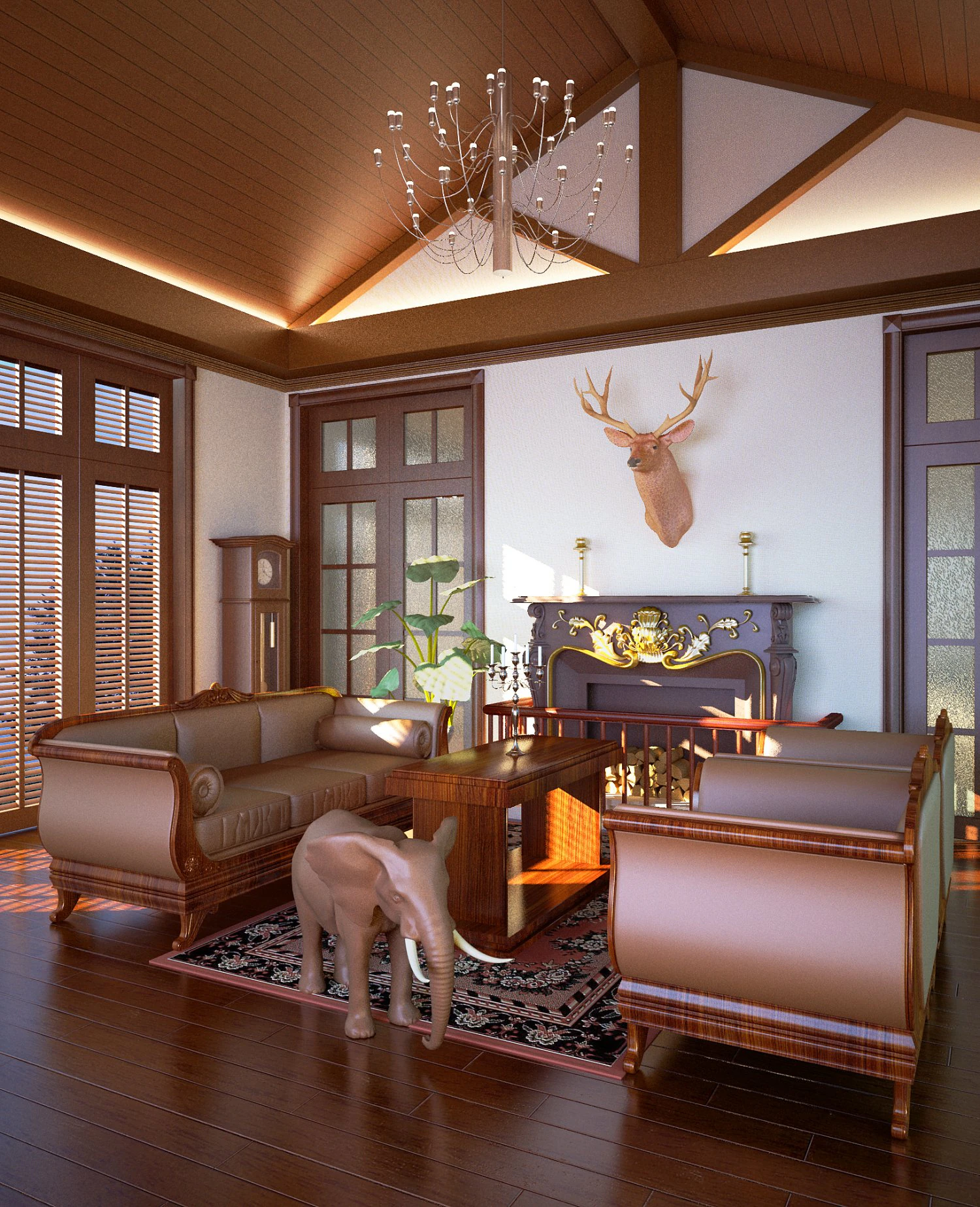 bar 002 3D Model .c4d .max .obj .3ds .fbx .stl .blend 