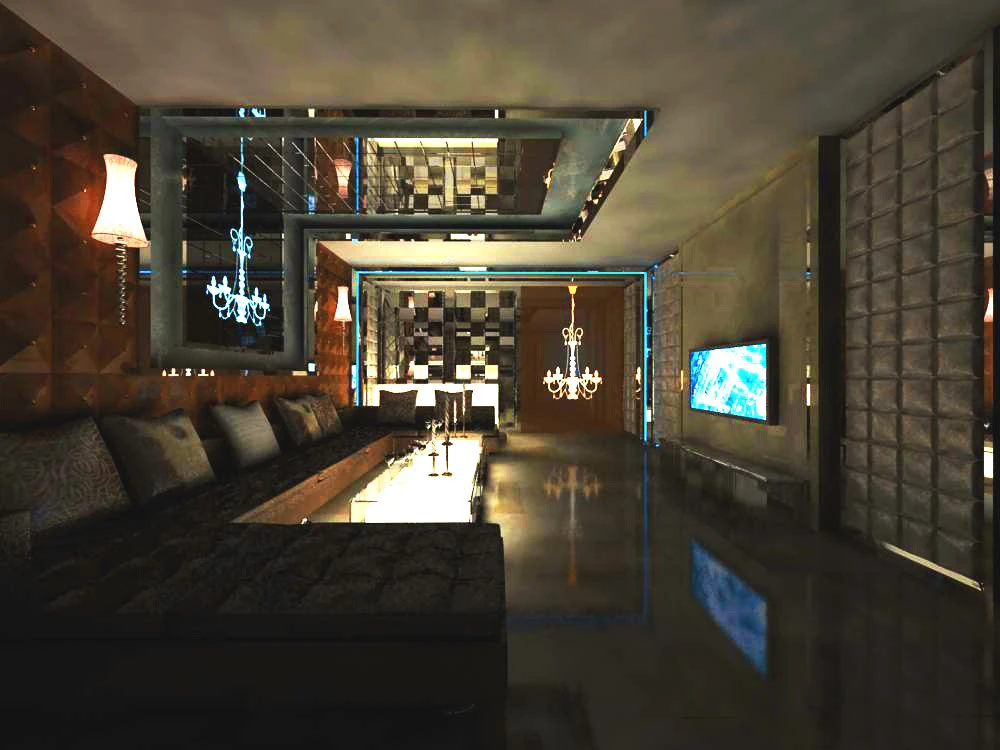 bar 019 3D Model .c4d .max .obj .3ds .fbx .stl .blend 