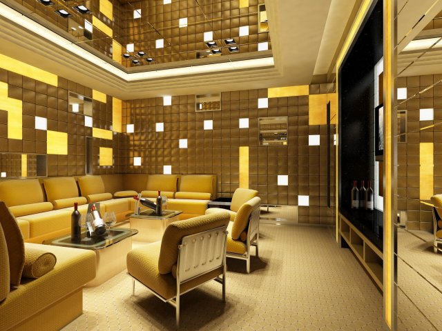bar 020 3D Model .c4d .max .obj .3ds .fbx .stl .blend 