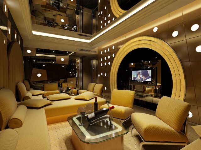 bar 021 3D Model .c4d .max .obj .3ds .fbx .stl .blend 
