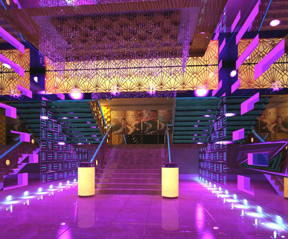 bar 028 3D Model .c4d .max .obj .3ds .fbx .stl .blend 