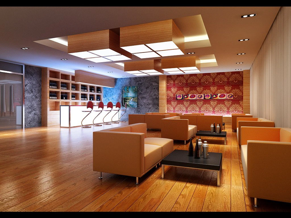 bar 034 3D Model .c4d .max .obj .3ds .fbx .stl .blend 