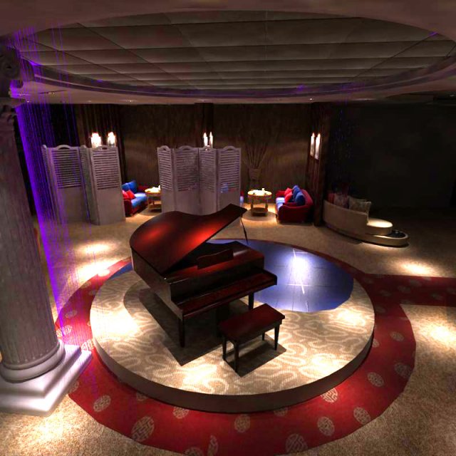 bar 039 3D Modell .c4d .max .obj .3ds .fbx .stl .blend