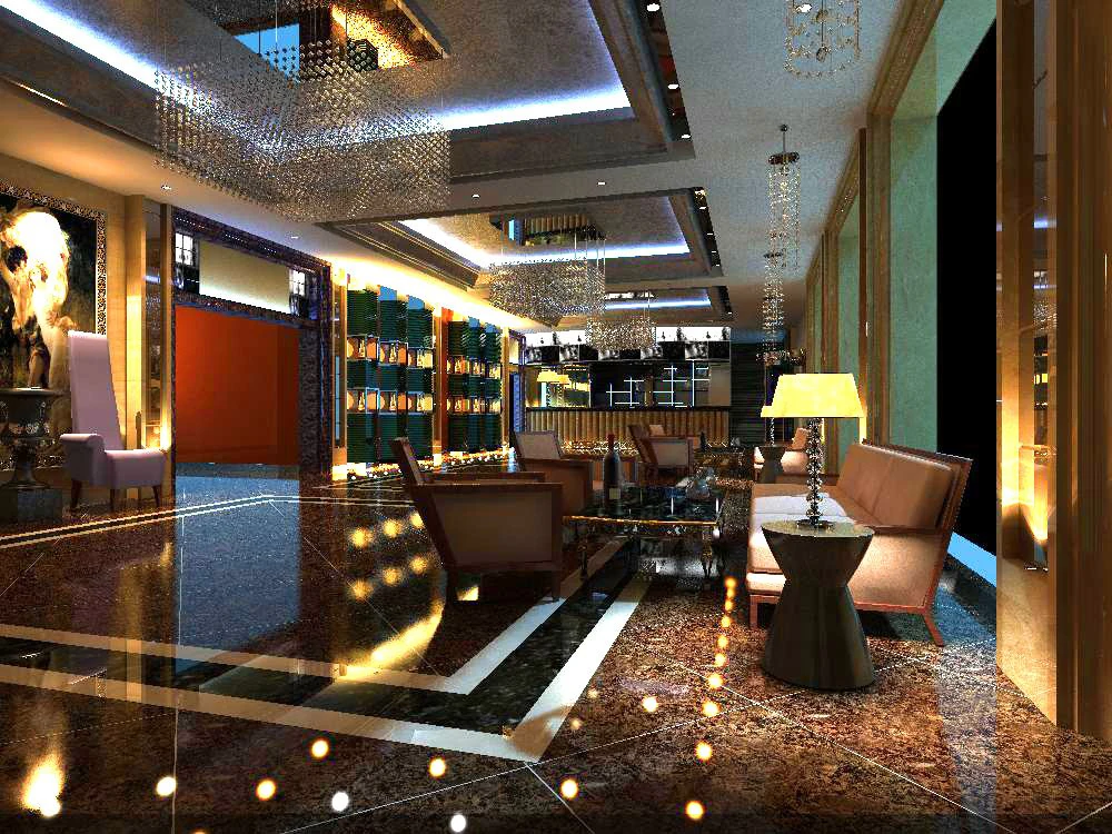 bar 044 3D Model .c4d .max .obj .3ds .fbx .stl .blend 