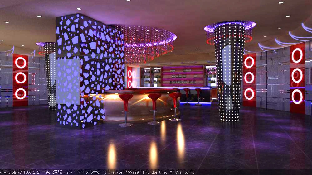 bar 049 3D Model .c4d .max .obj .3ds .fbx .stl .blend 