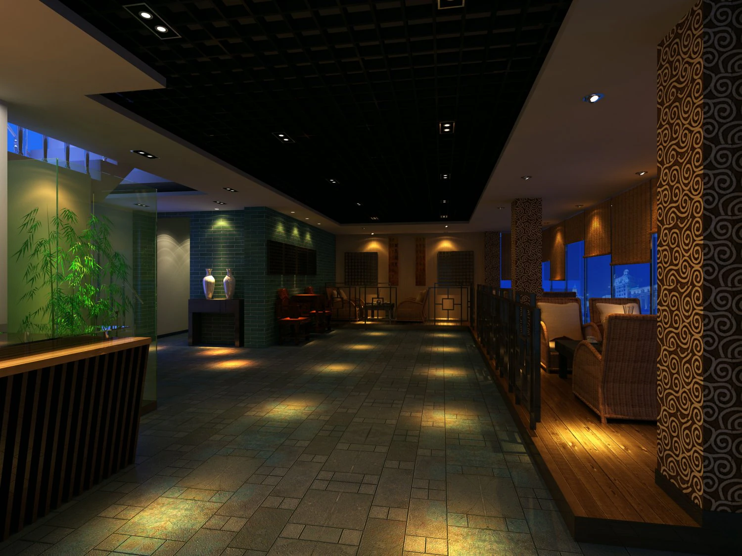bar 078 3D Model .c4d .max .obj .3ds .fbx .stl .blend 