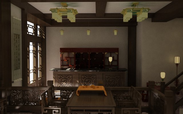 bar 093 3D Model .c4d .max .obj .3ds .fbx .stl .blend 