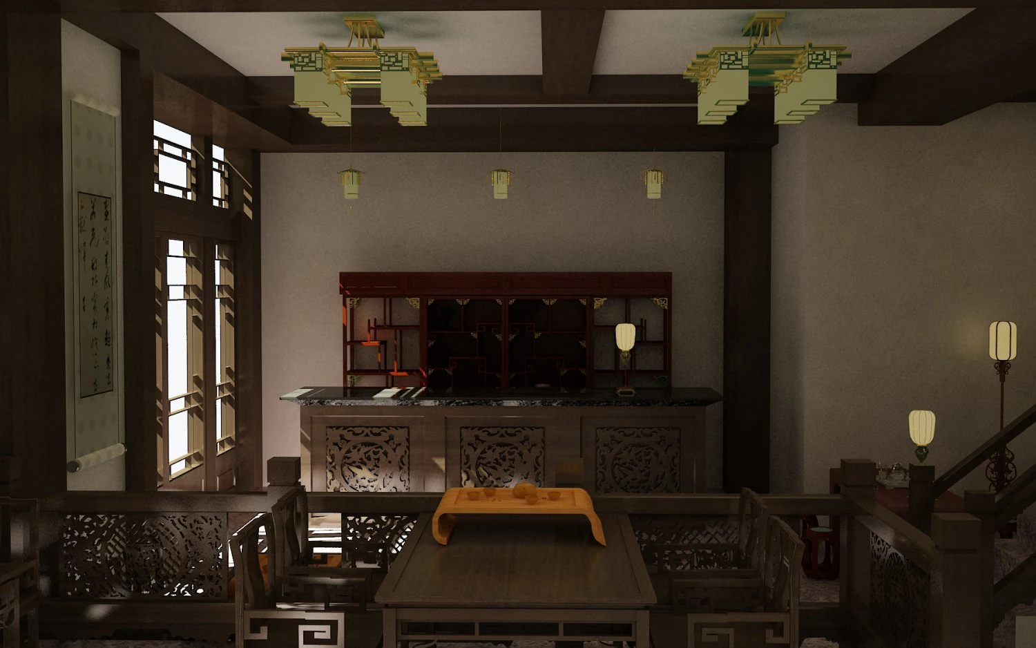 bar 093 3D Model .c4d .max .obj .3ds .fbx .stl .blend