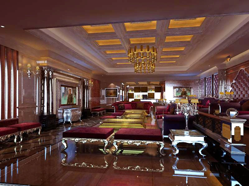 bar 098 3D Model .c4d .max .obj .3ds .fbx .stl .blend 