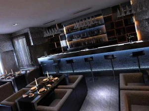 酒吧 101 3D 模型